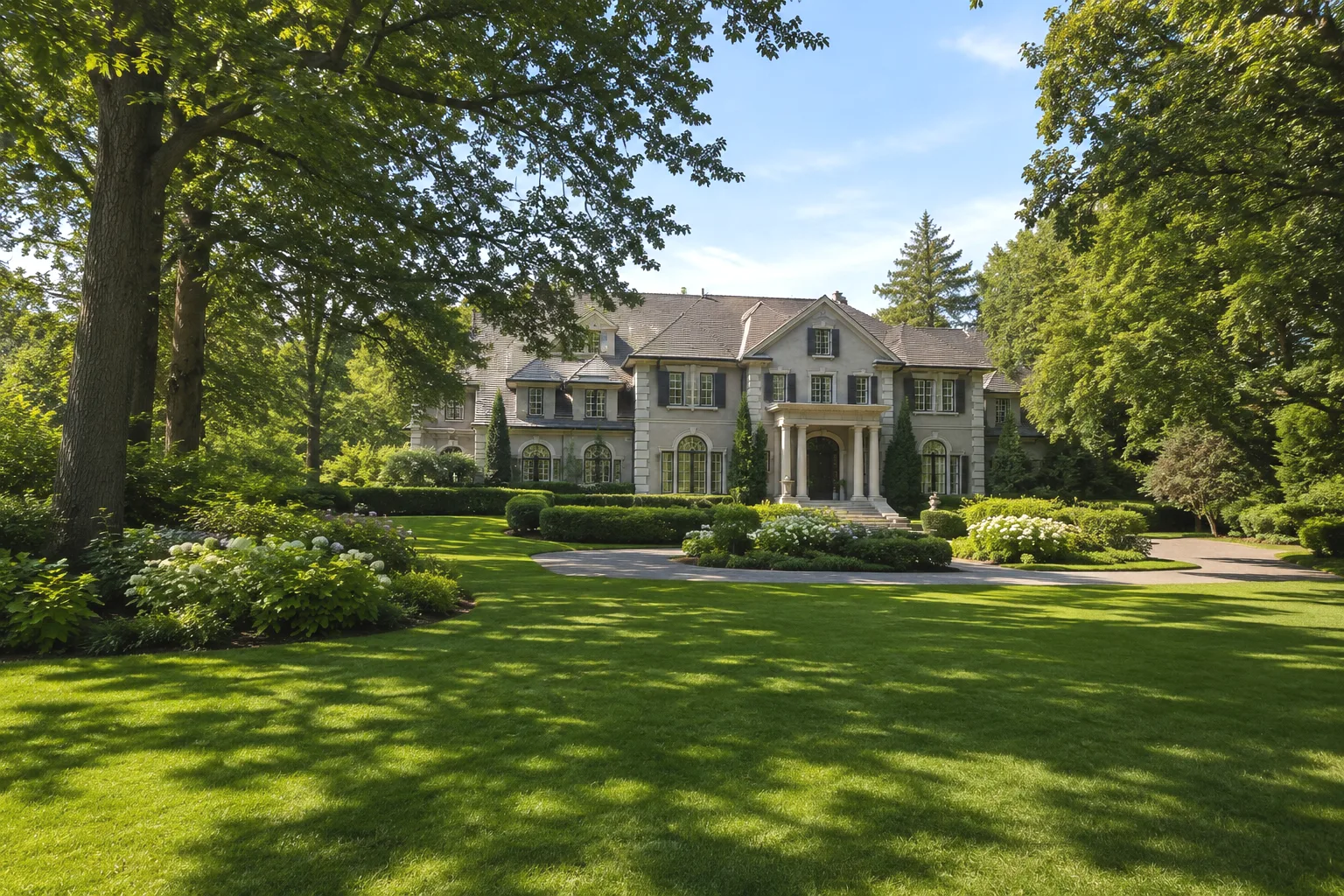 Illustrative Shaughnessy estate property and landscaped grounds
